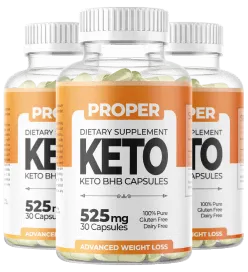 Offre spéciale avec les kits de Proper Keto BHB Gummies : forfaits pour 1, 2 ou 3 mois de traitement.